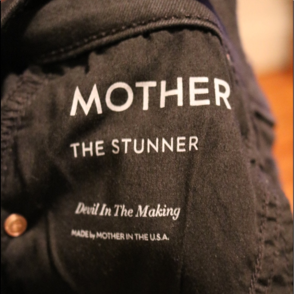 mother denim stunner high rise